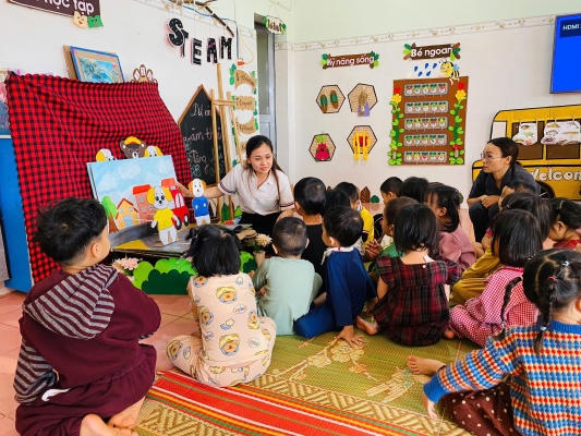 Phát triển ngôn ngữ cho trẻ 3 tuổi thông qua giao tiếp hằng ngày