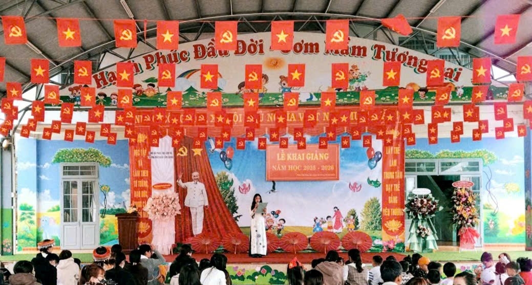 Trường mẫu giáo Tân Thanh hân hoan chào đón năm học mới 2025-2026